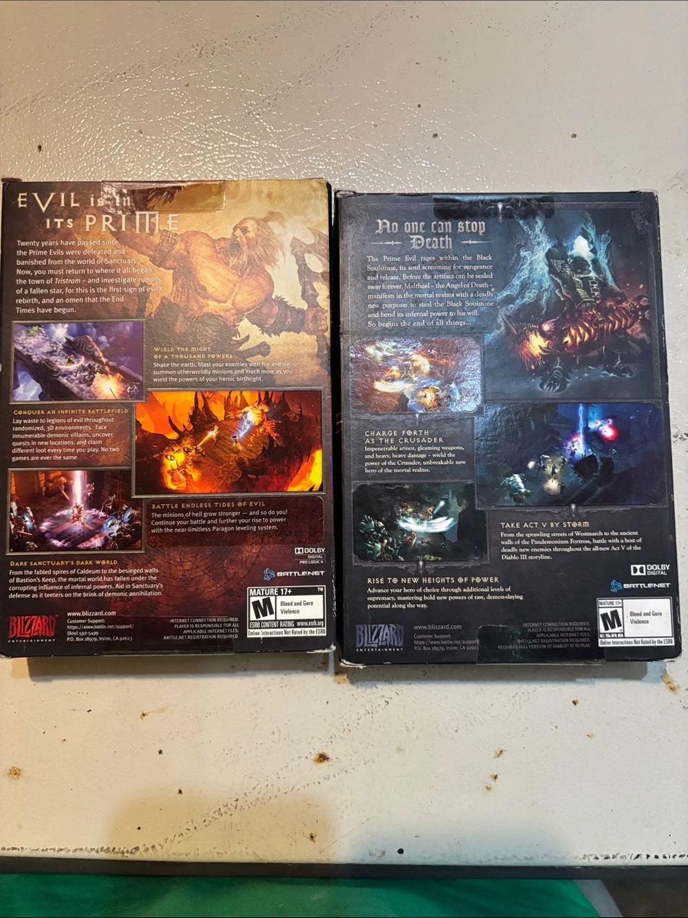 Blizzard Diablo III & Reaper of Souls Expansion - Game Box Set new sealed pc